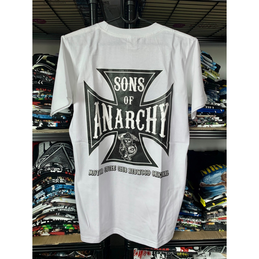 เสื้อยืดวงร็อค Sons of Anarchy 3 ซันออฟอนาชี ซัน ออฟ อะนาชี เสื้อวินเทจ ...
