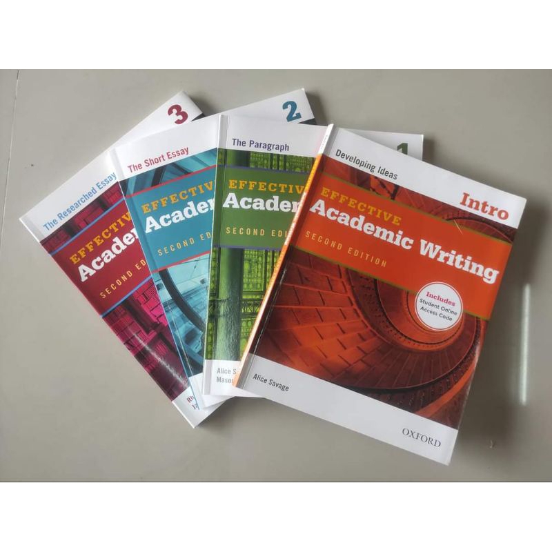 Effective Academic Writing+ไฟล์เฉลย ชุด 4 เล่ม | Shopee Thailand
