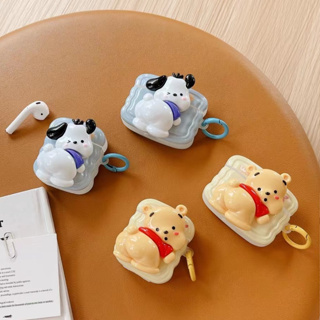 ✨เคสแอร์พอด 2 1 pro2 Case for Airpods 3 pro เบาะลม น่ารัก การป้องกันการตก ซิลิโคนนิ่ม Soft Case Airpod gen 3 2021