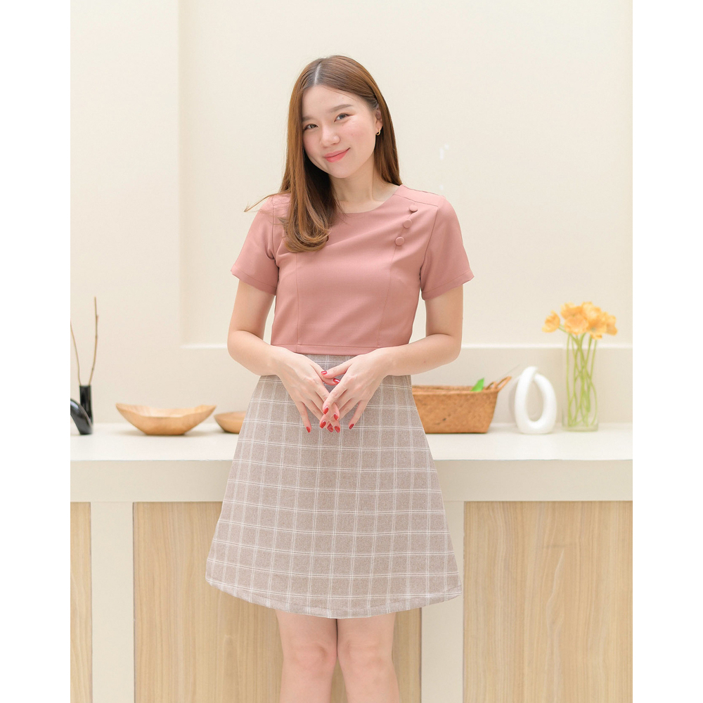 crayonbrand-ชุดเดรส-รุ่น-momo-dress