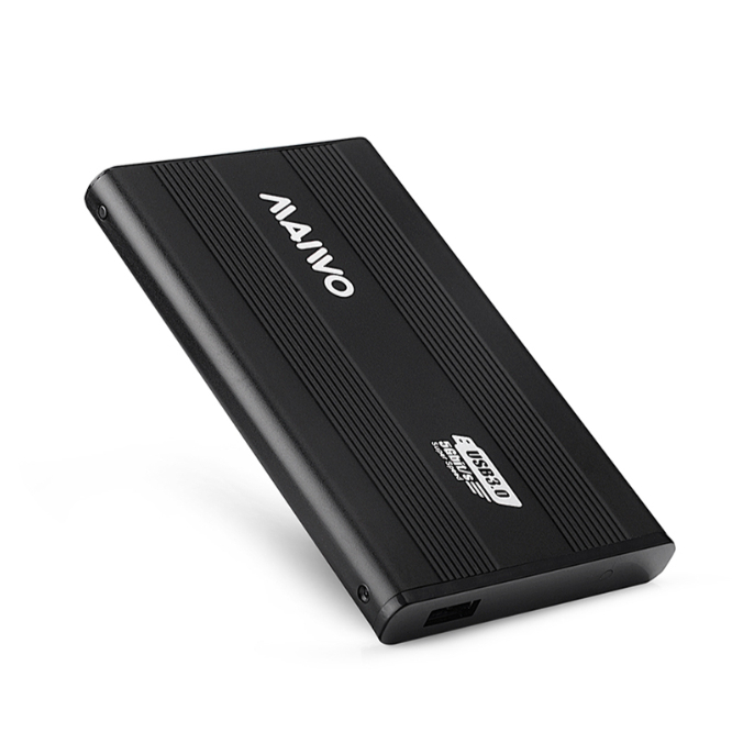 maiwo-2-5-sata-hdd-ssd-enclosure-sand-blast-กล่องใส่ฮาร์ดไดรฟ์แบบสไลด์-ของแท้-ประกันศูนย์-1ปี