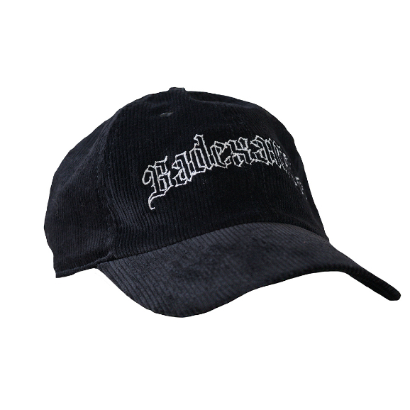 bad-example-corduroy-snap-แบดเอ็กแซมเพิล-หมวกผ้าลูกฟูก-สีดำ