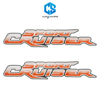 สติ๊กเกอร์ SPORT CRUISER - TOYOTA TIGER SPORT CRUISER ติดข้างท้ายกระบะ