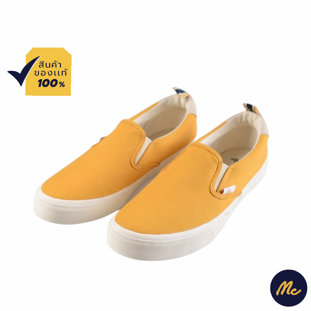 รูปภาพสินค้าแรกของMc JEANS รองเท้า Slip on รองเท้า Mc แท้ สีเหลืองมัสตาด ทรงสวย ใส่สบาย สามารถใส่ได้ทั้ง ชาย และ หญิง รุ่น M09Z00408