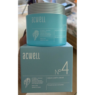 พร้อมส่งครีมบำรุงผิวหน้าสำหรับผิวแพ้ง่าย ACWELL No4 Aqua Clinity Cream 50 ml