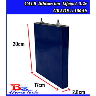 แบตเตอรี่​ ลิเธียม​ CALB lithium ion Lifepo4 3.2v GRADE A 100Ah สินค้าพร้อมส่ง