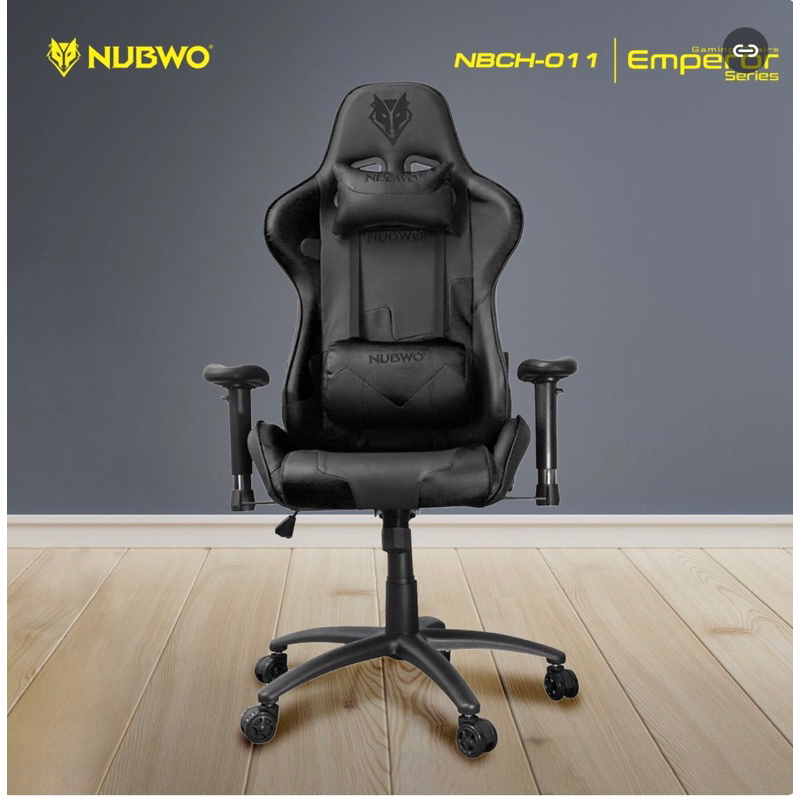 พร้อมส่ง-gaming-chair-nubwo-nbch-011-black-สีดำ-เก้าอี้เกมมิ่ง-เก้าอี้เล่นเกมส์-ดำ