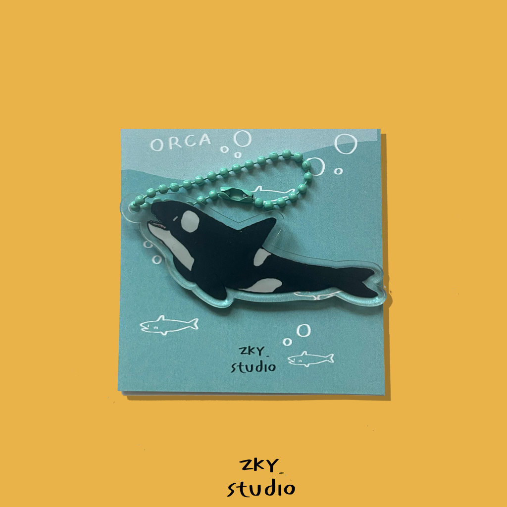 พวงกุญแจ อะคริลิค Acrylic Keyring Orca | Shopee Thailand
