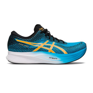 Asics รองเท้าวิ่งผู้ชาย Magic Speed 2 (2E) Wide | Island Blue/Orange Pop ( 1011B496-400 )