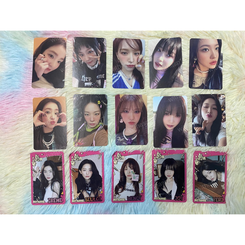 ภาพหน้าปกสินค้าการ์ด Red Velvet The ReVe Festival 2022-Birthday Album MD - TRADING CARD SET Irene Seulgi Wendy Joy Yeri