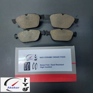 31277334 Set Front NAO Ceramic Brake Pads For Volvo XC60 XC90 328MM Brake Rotors 2003-2014 ผ้าเบรค