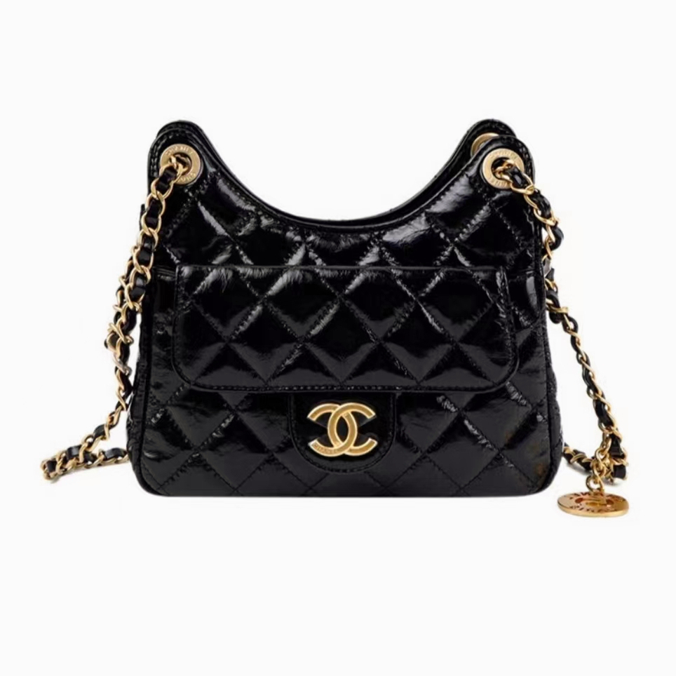 ชาแนล-chanel-23แบบใหม่-กระเป๋าครัวซองต์-กระเป๋าสะพายข้าง-กระเป๋าสะพายข้าง