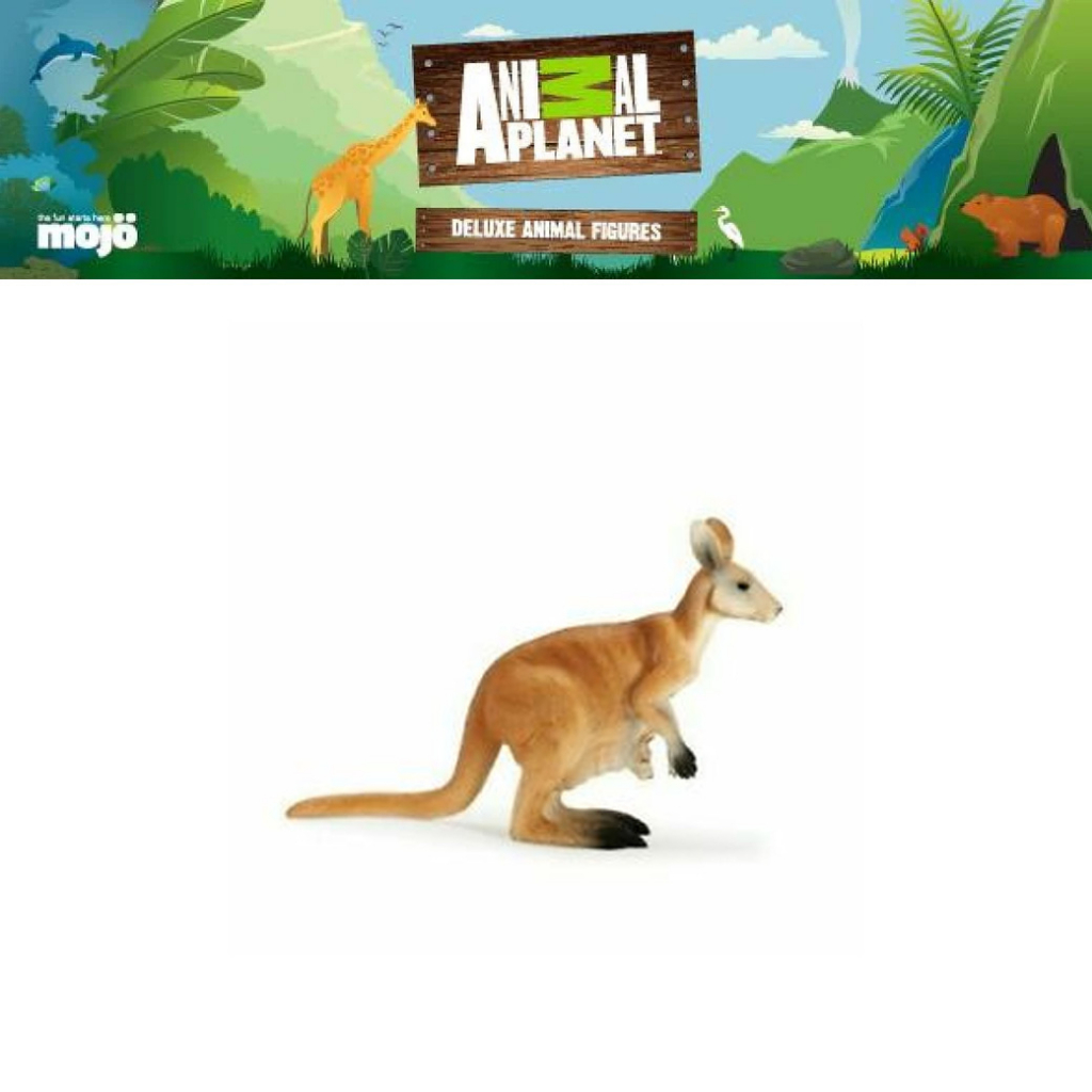 โมเดล-ของเล่นเด็ก-animal-planet-model-387022p-kangaroo-จิงโจ้