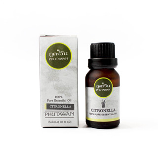 ภูตะวัน น้ำมันหอมระเหย ใช้กับเครื่องพ่นได้ ช่วยผ่อนคลาย ปรับอากาศ Phutawan Essential Oil - 15 ML