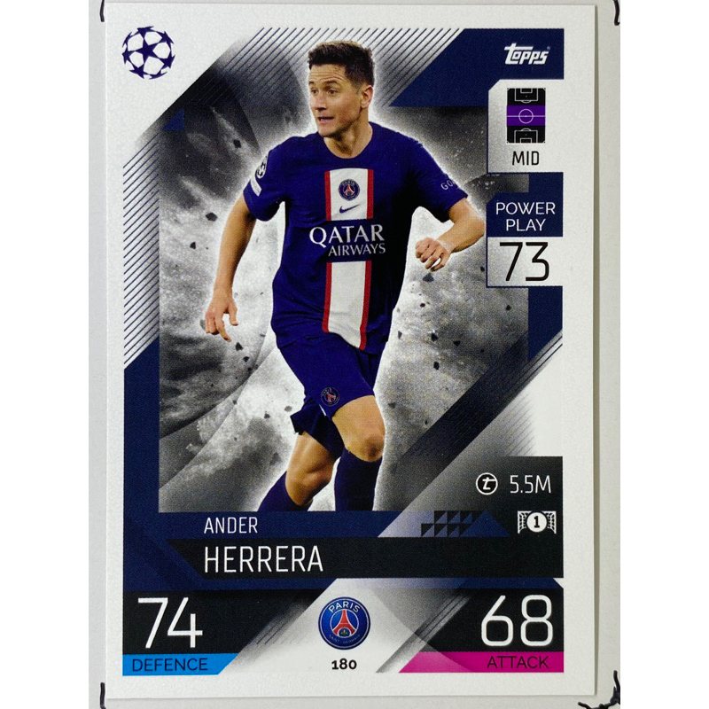 ander-herrera-การ์ดนักฟุตบอล-2223-การ์ดสะสม-paris-saint-germain-การ์ดนักเตะ-psg-ปารีสแซ็งแฌร์แม็ง