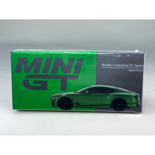 ▪️Bentley Continental GT Speed 2022 Apple Green #473 Scale 1:64 ยี่ห้อ Minigt