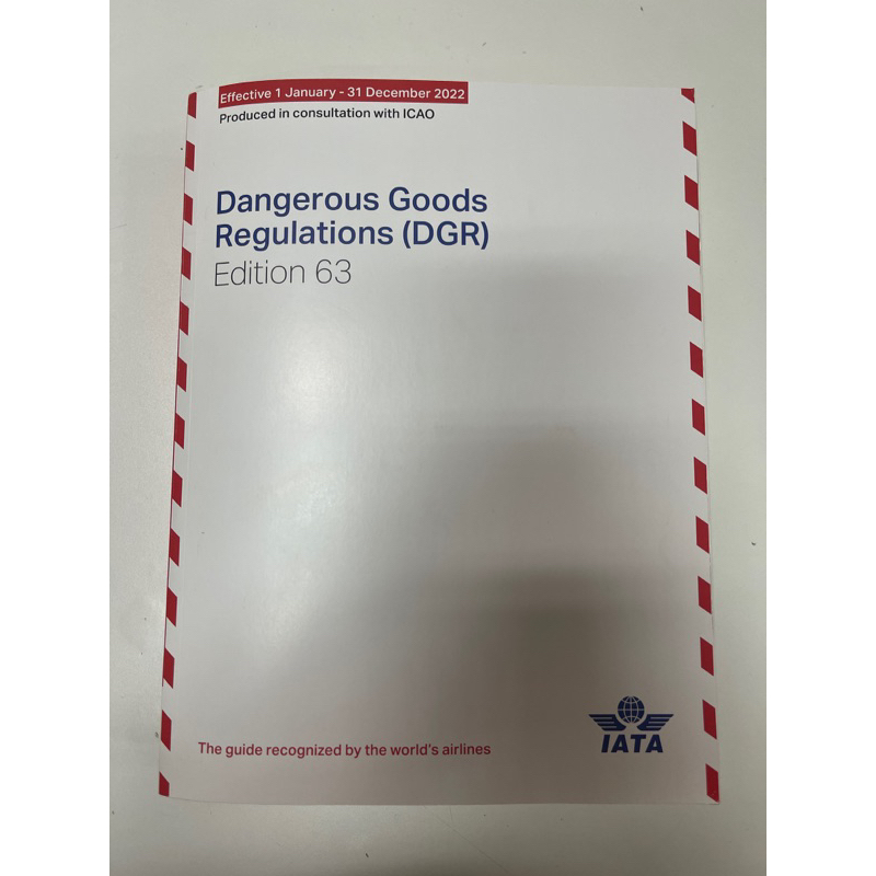 IATA dangerous goods Regulations Edition 63 Shopee Thailand