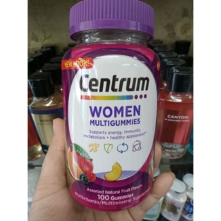 SALE Centrum WOMEN Multigummies 100 Gummies04/2023