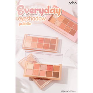 OD2011 ODBO(โอดีบีโอ) Everyday eyeshadow palette ลุคไหนก็สวยสับกับ Every Day look พาเลทอายแชโดว์ เนื้อแมทท์และชิมเมอร์