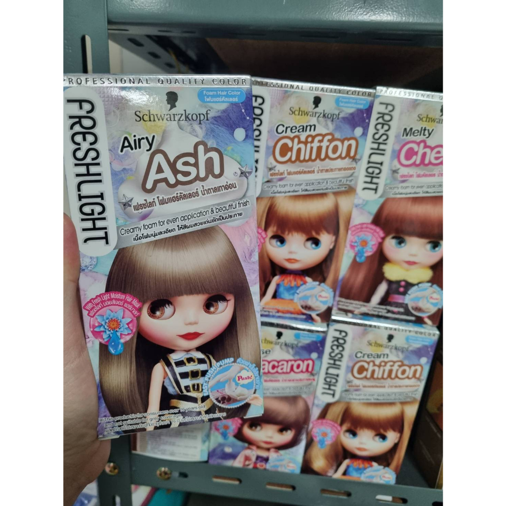 Schwarzkopf Freshlight Foam Hair Color โฟมเปลี่ยนสีผมสูตรถนอมเส้นผมด้วย
