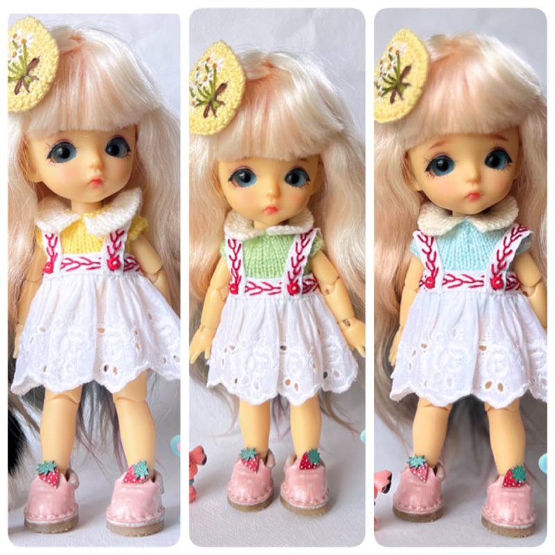 ชุดเอี๊ยมลูกไม้-ตุ๊กตา-lati-yellow-น่ารักน่าเอ็นดู-ไม่รวมตุ๊กตา