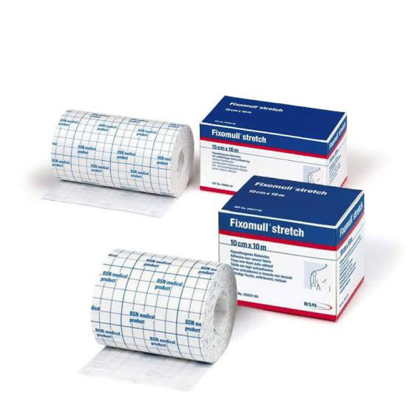 BSN Medical Fixomull Stretch | Nastro Adesivo In Tessuto 20m X 15cm | Forte Tensione, Abbazione Indolore, Ipoallergenico - 4