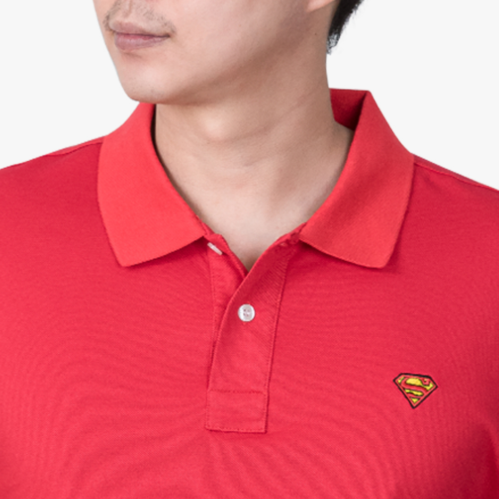 dosh-mens-polo-shirts-superman-เสื้อโปโล-9dsmp5007-re