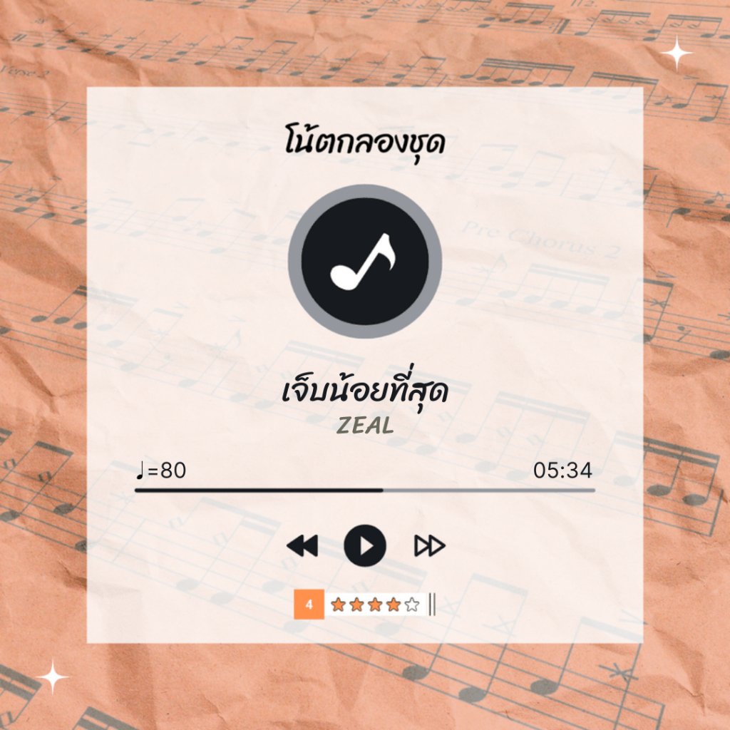 โน้ตกลอง-เพลง-เจ็บน้อยที่สุด-zeal-โน้ตกลองชุด-by-eaddydrum