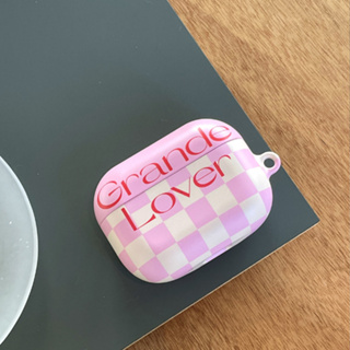 [พร้อมส่ง] collagevacance — Grande Lover Airpods Case (Pink)