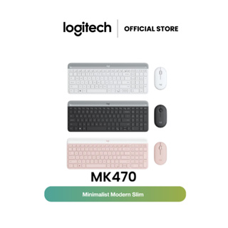 ภาพหน้าปกสินค้าLogitech MK470 COMBO Wireless Mouse & Keyboard SLIM ( เมาส์ คีย์บอร์ด ไร้สายแบบบางดีไซน์ทันสมัย) (มีทั้งคีย์แคป ไทย/อังกฤษและคีย์แคปอังกฤษ) ที่เกี่ยวข้อง