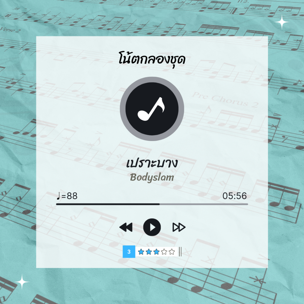 โน้ตกลอง-เพลง-เปราะบาง-bodyslam-โน้ตกลองชุด-by-eaddydrum