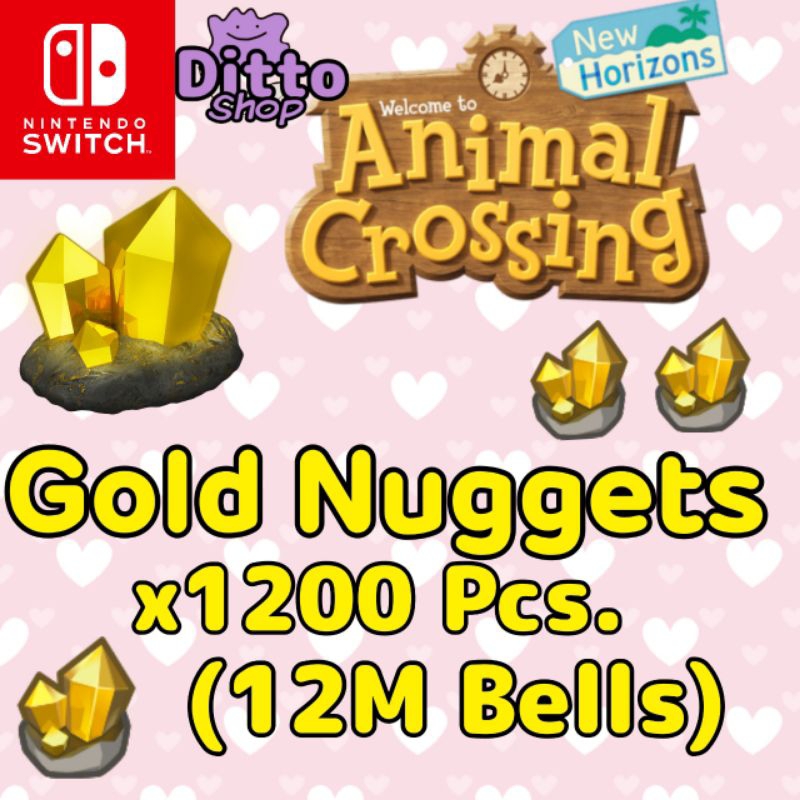 Animal Crossing New Horizons(NSW)Gold Nuggets/Nmt/Fish Bait Shopee