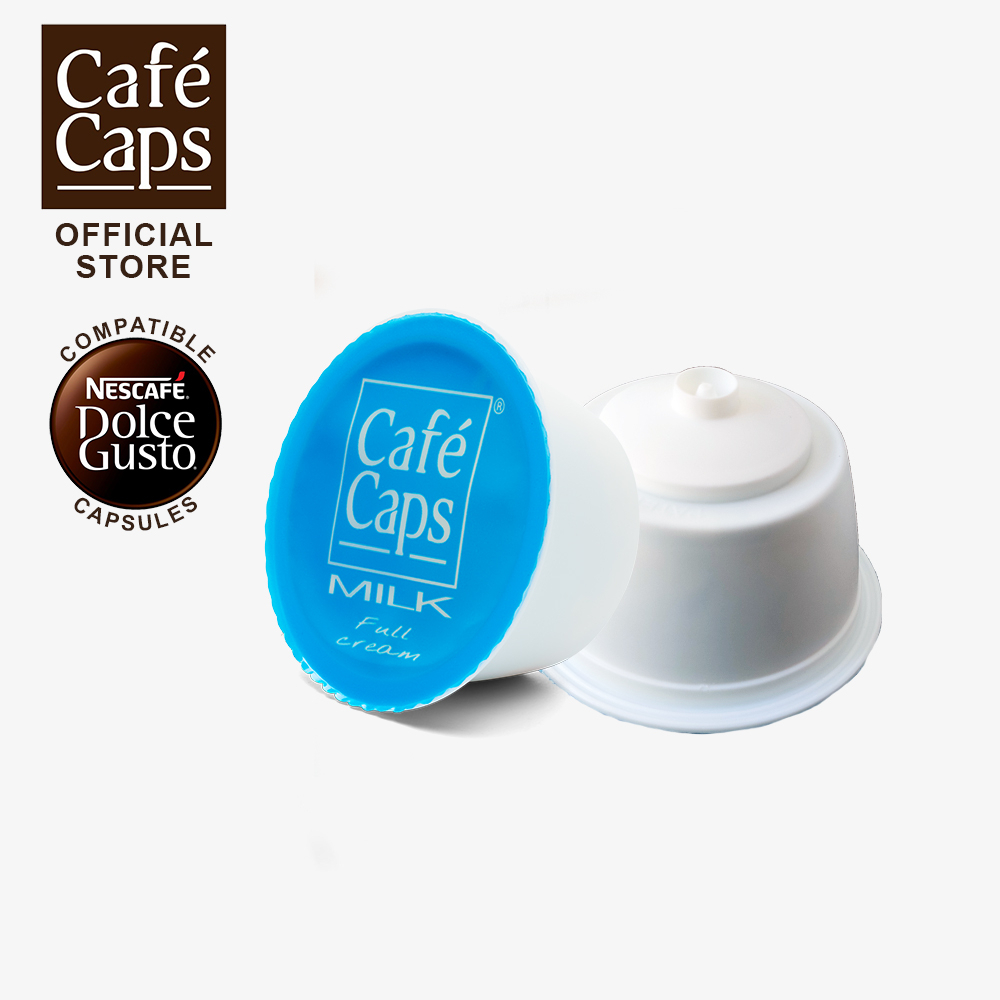 ภาพหน้าปกสินค้าCafecaps DG ML 15 - Dolce Gusto Compatible Milk (1 กล่อง X 15 แคปซูล) - แคปซูลนมใช้ได้กับเครื่อง Dolce Gusto เท่านั้น จากร้าน cafecaps บน Shopee