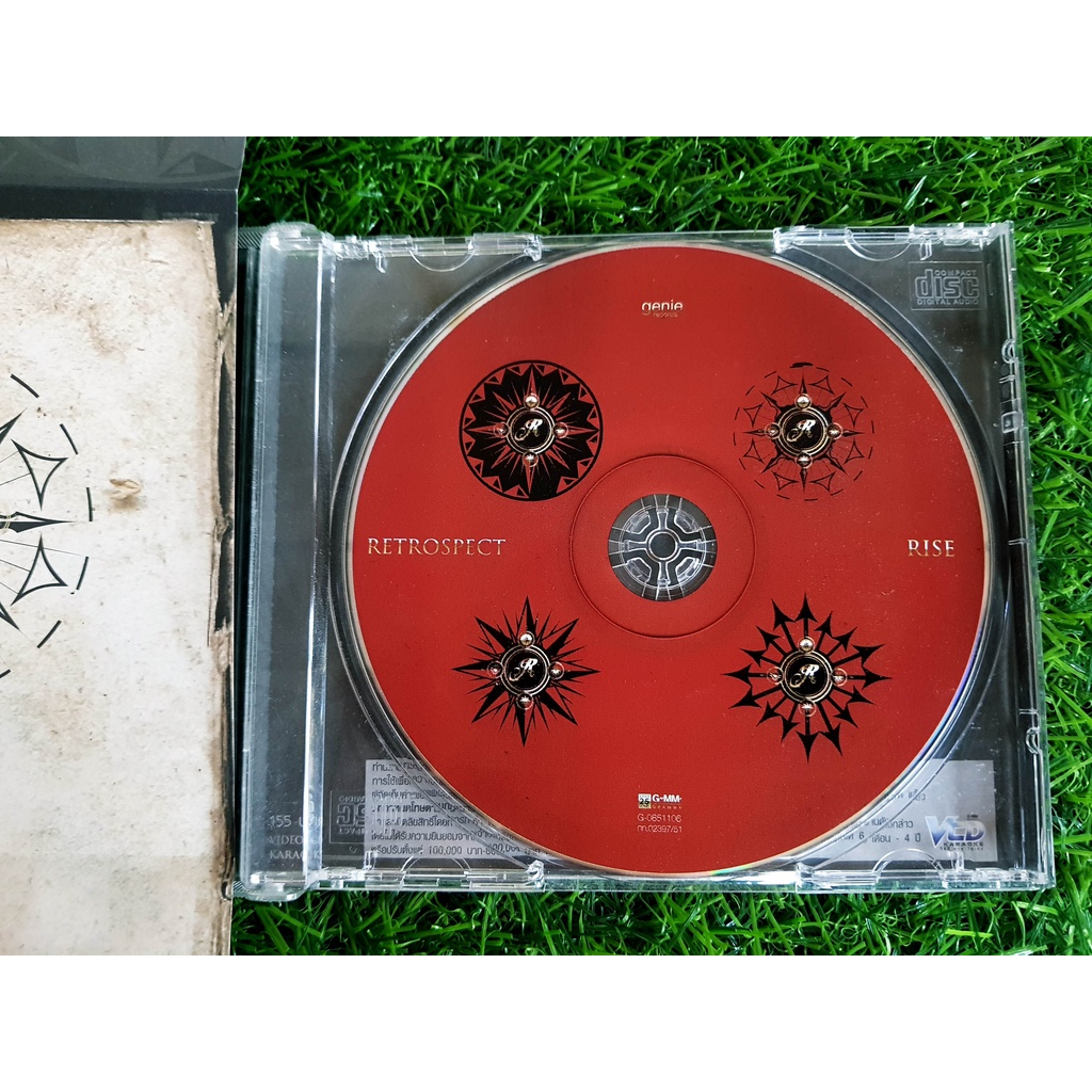 VCD แผ่นเพลง Retrospect เรโทรสเปกต์ อัลบั้ม Rise (เพลง แค่นิยาย,กลับมา ...