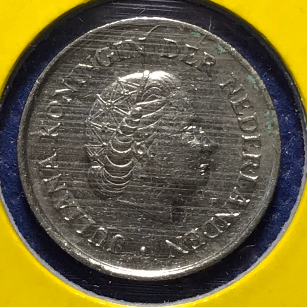 เหรียญเก่า-15637-ปี1972-เนเธอร์แลนด์-25-cent-เหรียญสะสม-เหรียญต่างประเทศ-เหรียญหายาก