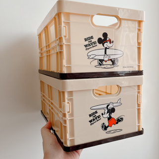 พร้อมส่ง กล่องพับได้ Mickey 🇯🇵 2 ใบ ราคาพิเศษ