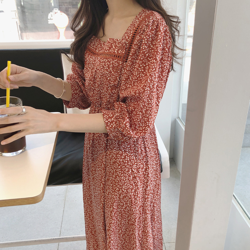 inaya-dress-เดรสยาวลายดอก-สไตล์เกาหลี-ts1453