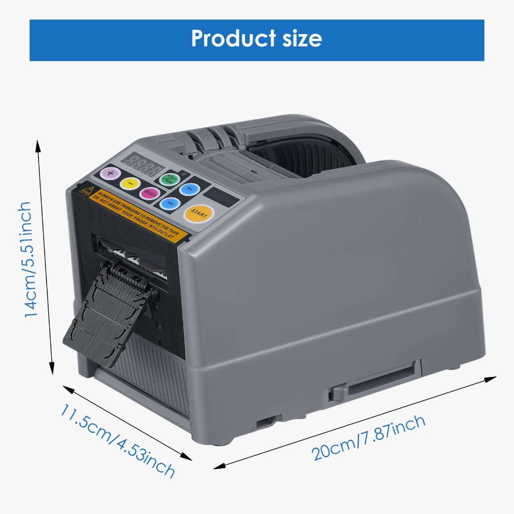 Automatic Electric Tape Dispenser Adhesive Cutter Packaging Machine ...