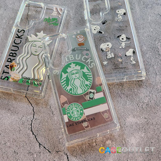 เคส Samsung S23 S22 ultra เคสใส หลังแข็ง ขอบใส สกรีนลาย ดอกไม้ การ์ตูน ยางใส ของแท้