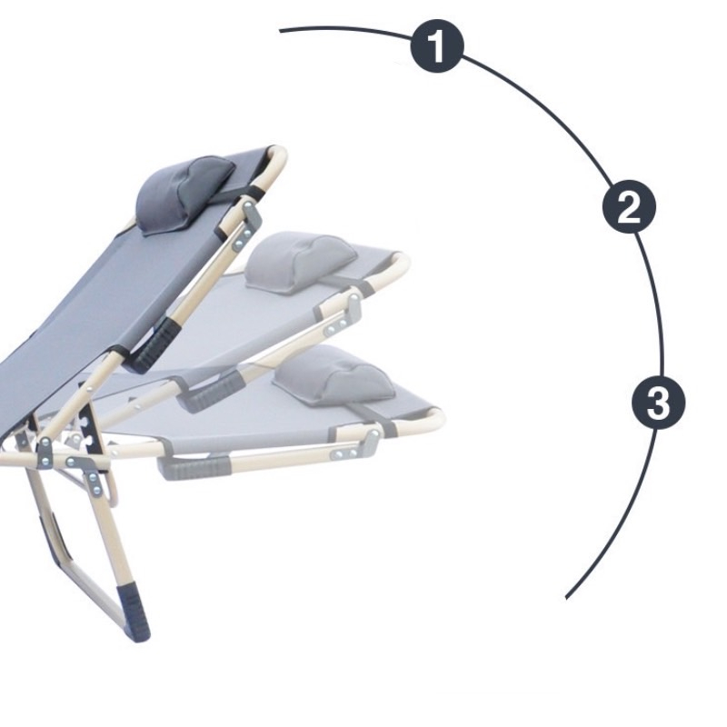 เก้าอี้-3-พับ-เก้าอี้พักผ่อน-เตียงพักผ่อน-รับน้ำหนักได้-200-kg-พับเก็บได้-พร้อมหมอน
