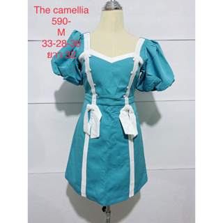 เดรสสั้น THE CAMELLIA SIZE M มือหนึ่งป้ายห้อย