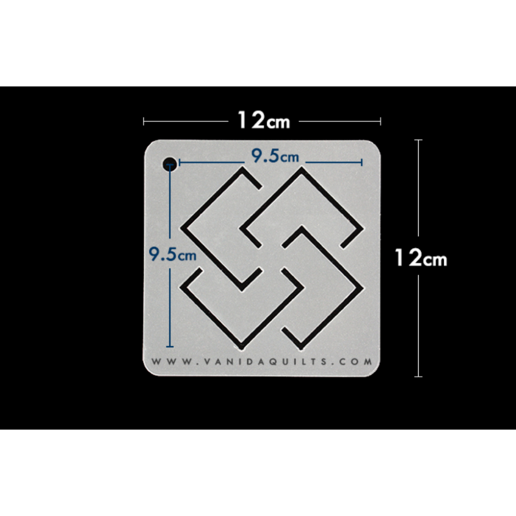 เทมเพลตวาดลายงานควิลท์-quilt-template-แบบ-a-ลายสี่เหลี่ยมไขว้-สำหรับงานควิลท์-งานผ้า-งานตัดเย็บ-งานฝีมือ-diy-jia0068