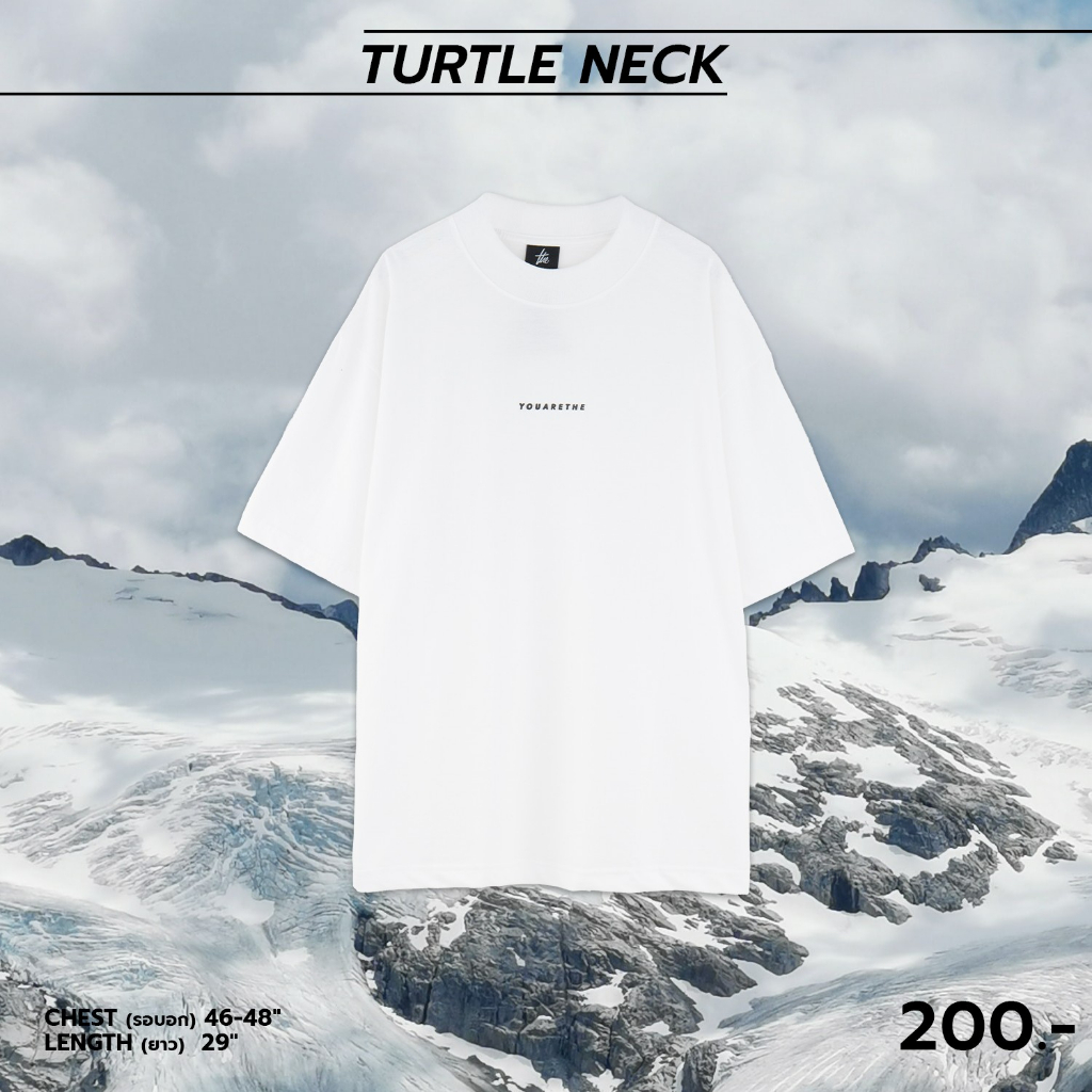 ภาพสินค้าUrthe - เสื้อยืด รุ่น TURTLE NECK จากร้าน urthe.official บน Shopee ภาพที่ 3