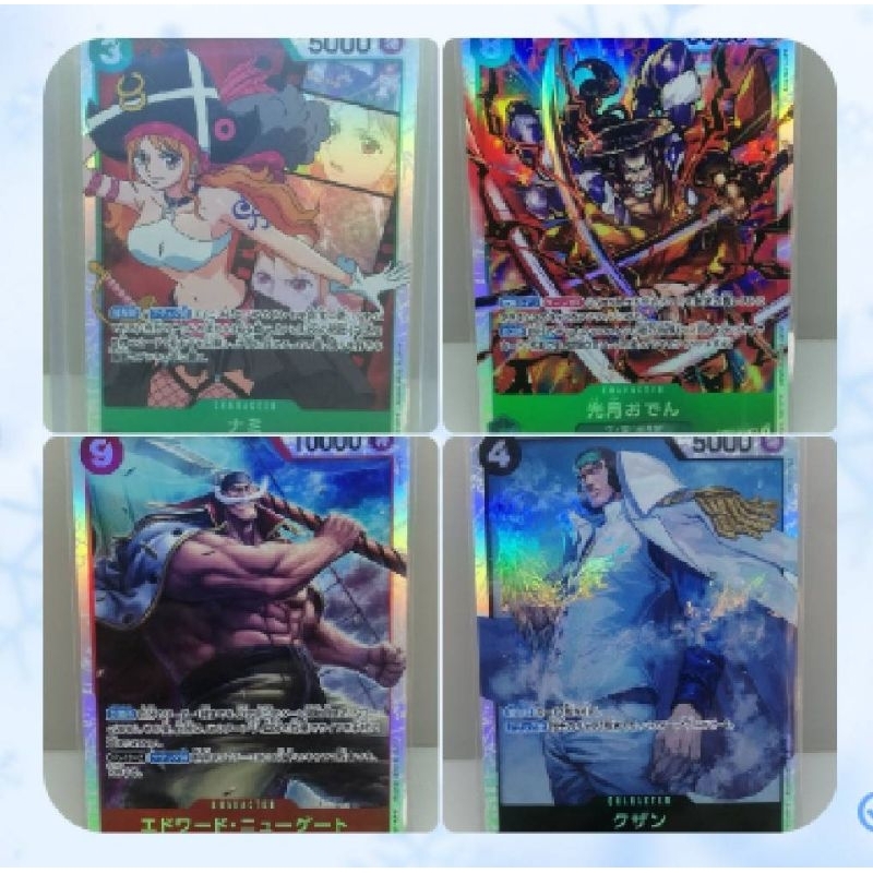 One Piece Card Game รวมใบ(Super Rare) จากOp02, OP01 | Shopee Thailand