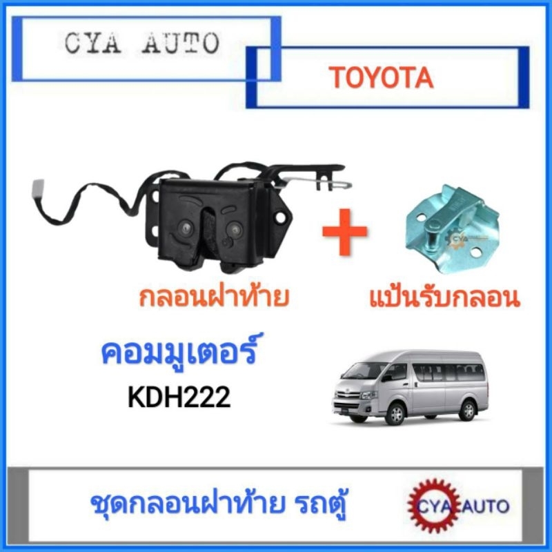 ชุด-กลอนฝาท้าย-แป้นกลอนฝาท้าย-รถตู้-คอมมูเตอร์-commuter-kdh-1อัน