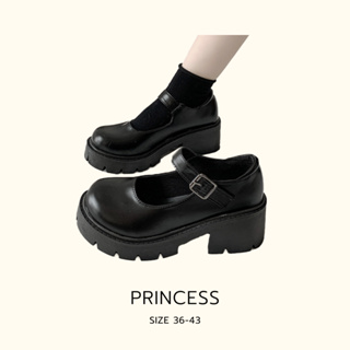 ภาพหน้าปกสินค้ารองเท้านักเรียน เสริมส้น 6 cm รองเท้าส้นตึก ทรงนักเรียน รุ่น Princess ที่เกี่ยวข้อง