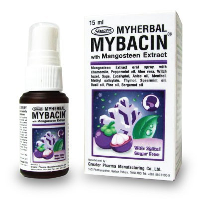 mybacin-myherbal-oral-spray-มายบาซิน-สเปรย์-ผสมสารสกัดมังคุด-15-ml-บริษัท-greater-pharma-1-ขวด