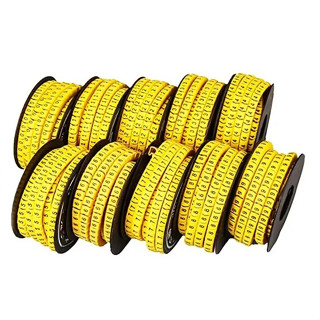 Cable marker เคเบิ้ลมาร์คเกอร์ มาร์คเกอร์ Cable มีให้ใช้กับสายโทรศัพท์ (T1) Lan cable UTP, FTP, STP และสาย RG6/P1330