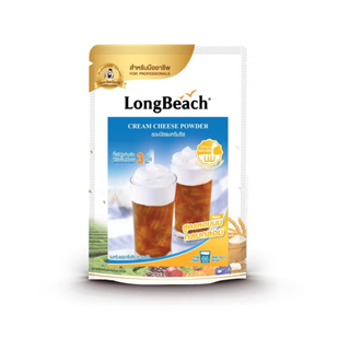 LongBeach Cream Cheese Foam Powder Milky &amp; Creamy Formula ลองบีชผงโฟมครีมชีสสูตรหอมนม 400 กรัม