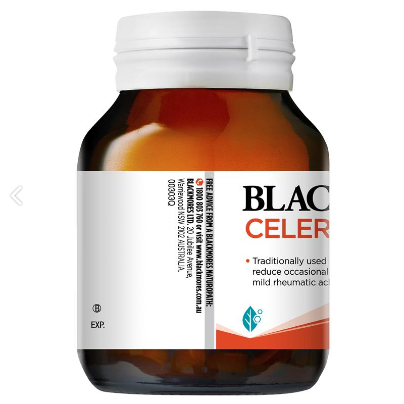 พร้อมส่ง-blackmores-celery-3000mg-mild-ache-relief-50-tablets-เซเลอรี่สกัด-ลดอาการอักเสบ-ความดันโลหิต